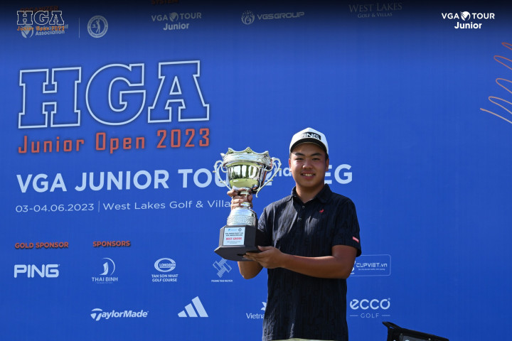 Nguyễn Đặng Minh vô địch VGA Junior Tour 2nd Leg - HGA Junior Open 2023